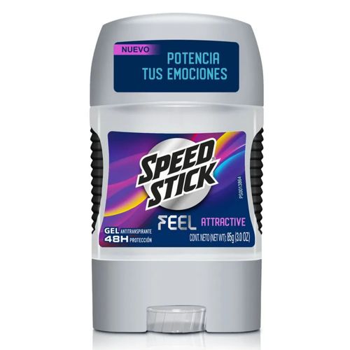 Desodorante Speed Stick Feel Attractive Gel 85 Gr Colgate