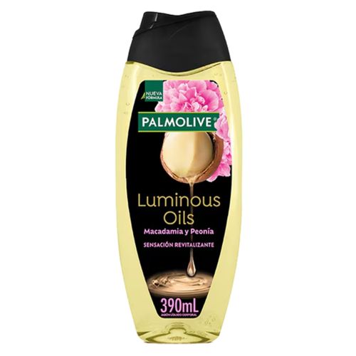 Jabón Palmolive Líquido Corporal Luminous Macadamia Frasco X 390 Ml Colgate