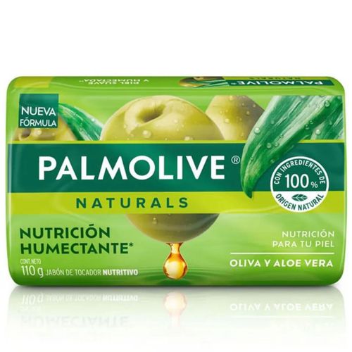 Jabón Palmolive Aloe Y Oliva Barra X 110 Gr Colgate