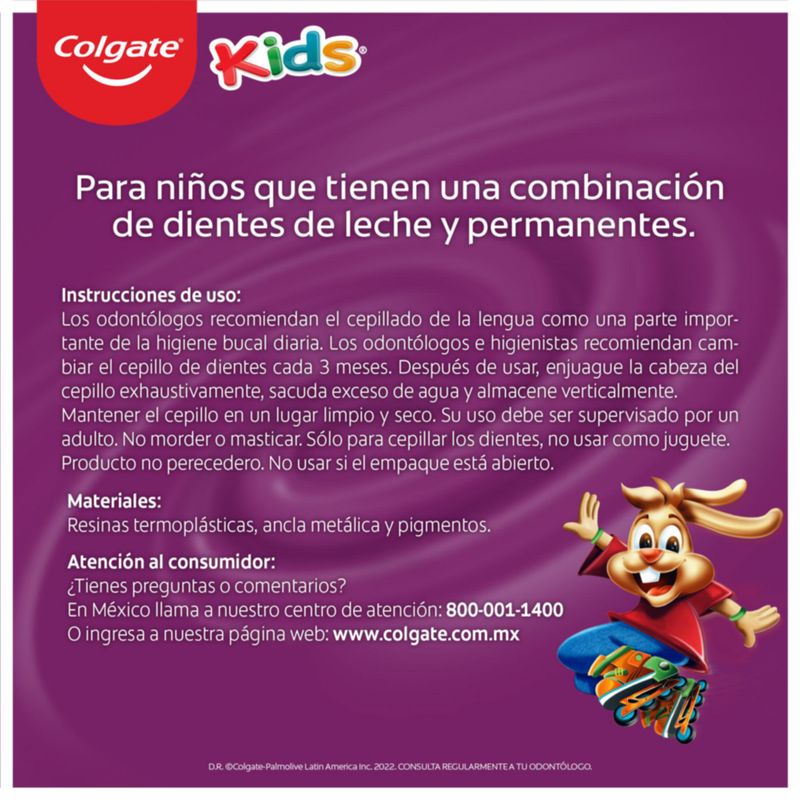 Cepillo De Dientes Colgate Kids 5 Años