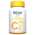 Gomas Benet Vitamina Zinc Sin Azúcar 60 Und