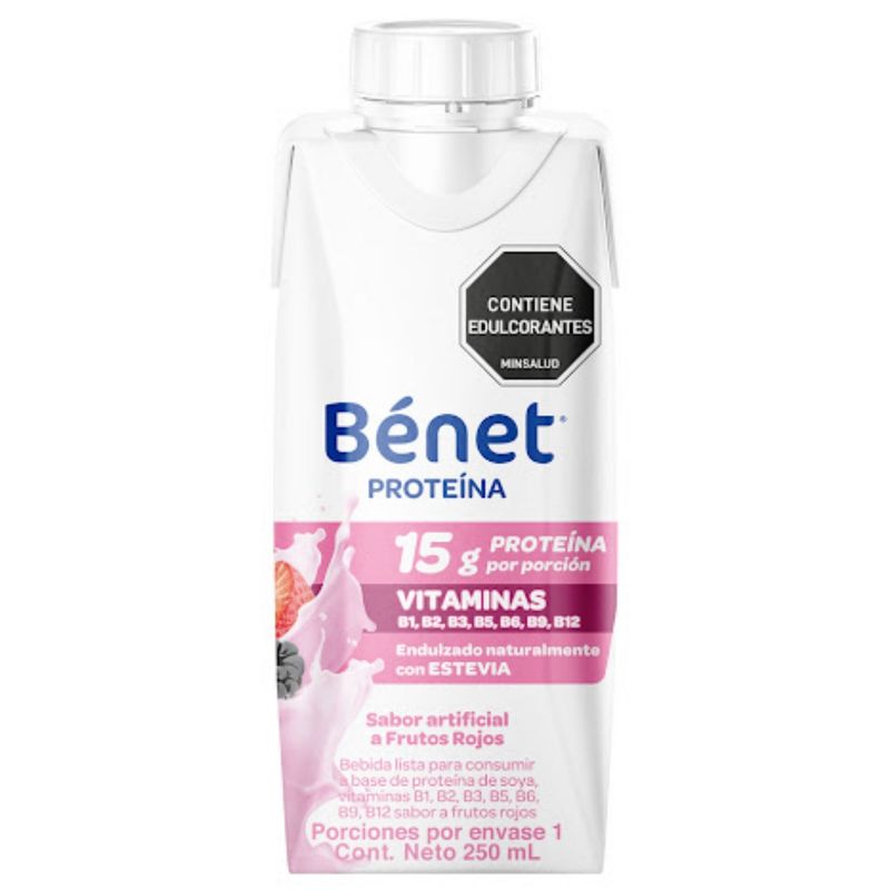 Benet bebida lista frutos rojos frasco 250 ml