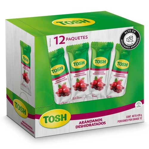 Tosh Arandanos Deshidratados X 12 Unidades Nutresa