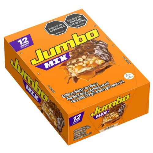 Chocolatina Jumbo Mix Caja X 12 Barras 60 Gr Nutresa