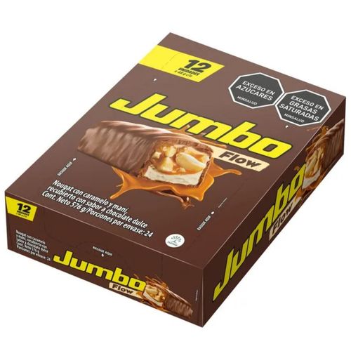 Chocolatina Jumbo Flow Caja X 12 Unidades Nutresa