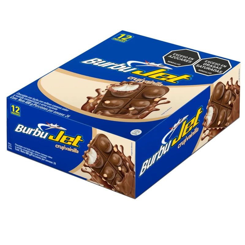 Chocolatina Burbujet 50 G X 12 Unidades