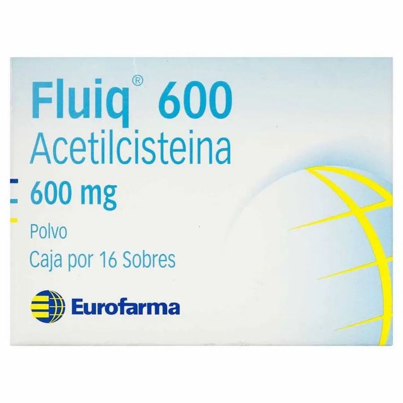 Fluiq Acetilcisteina 16 Sobres Oral Rx