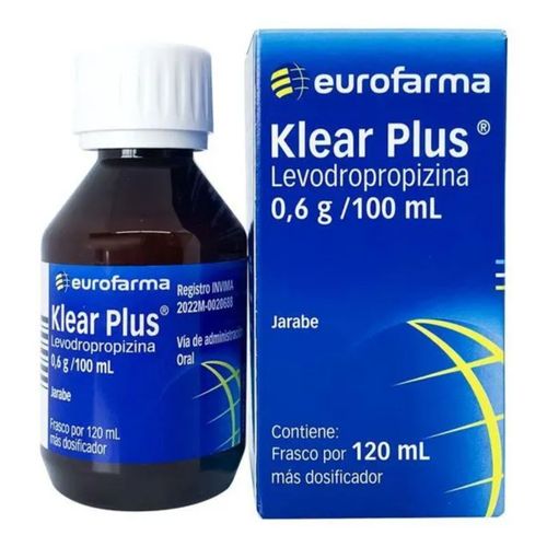 Klear Plus Levodropropizina 600Mg Jarabe 120 Ml Solución Eurofarma