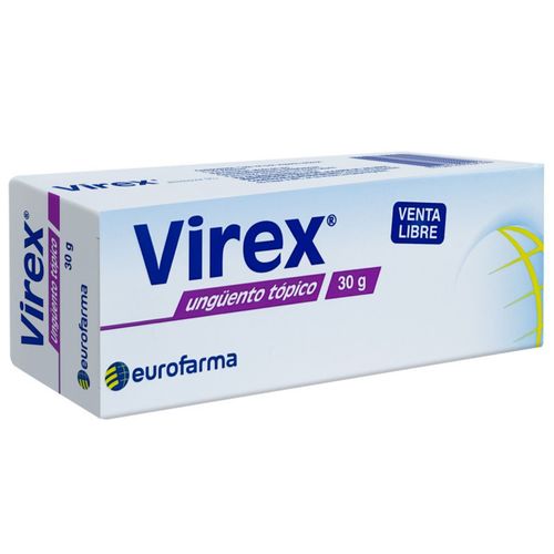 Virex Ünguento Aciclovir 5% Tubo X 30 Gr Ünguento Eurofarma
