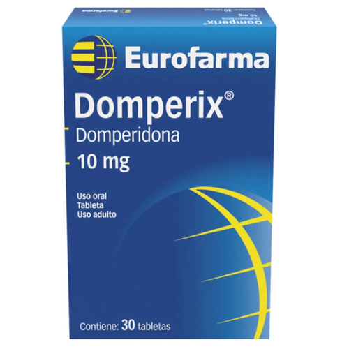 Domperix Domperidona 10 Mg Caja X 30 Tabletas Eurofarma