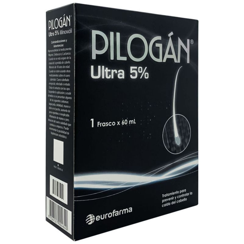 Pilogan Ultra Minoxidil 5% Loción 60 Ml