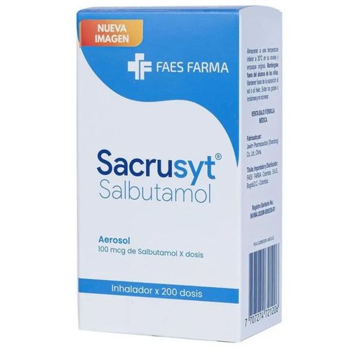 Salbutamol Sacrusyt Inhalador 200 Aerosol Bcn Medical