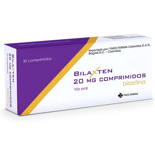 Bilaxten Bilastina 20 Mg Caja X 30 Comprimidos Bcn Medical