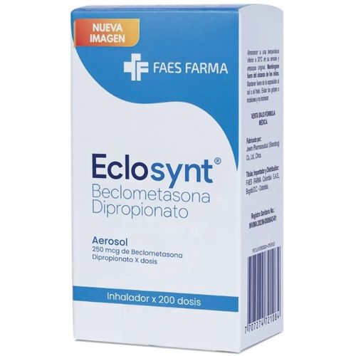 Beclometasona 250 Bucal 200 Eclosynt Inhalador Bcn Medical
