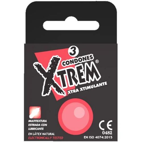 Preservativo Xtrem Xtra Estimulante Caja X 3 Unidades Bcn