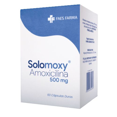 Amoxicilina Solomoxy 500 Mg Caja X 60