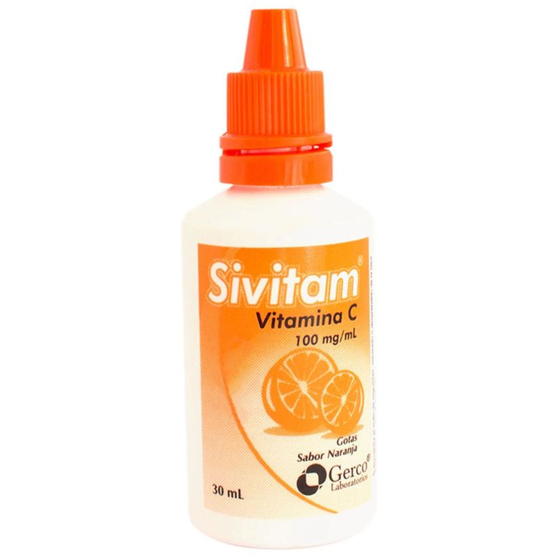 Sivitam Ácido Ascórbico Gotas 100 Mg/Ml 30