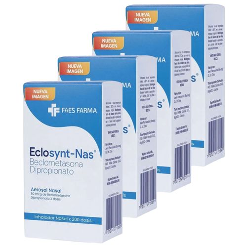 Oferta Beclometasona 50 Mcg Nasal 200 Eclosynt Inhalador 3 + 1