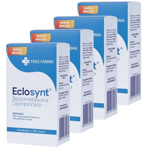 Oferta Beclometasona 250 Mcg Bucal 200 Eclosynt Inhalador 3 + 1