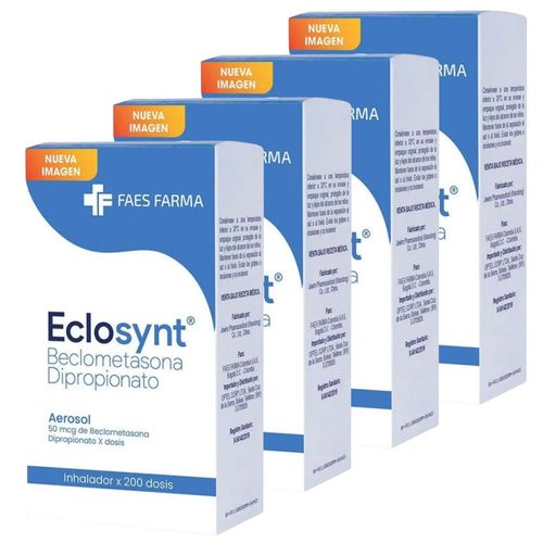 Oferta Beclometasona 50 Mcg Bucal 200 Eclosynt Inhalador 3 + 1