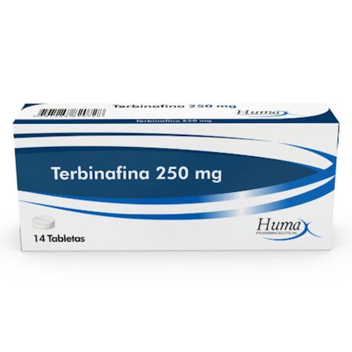 Terbinafina 250 Mg Caja X 14 Tabletas Humax