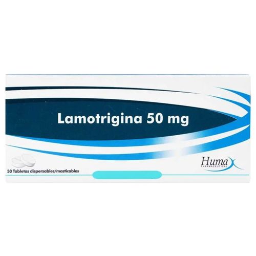 Lamotrigina 50 Mg Caja X 30 Tabletas Humax Humax
