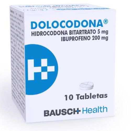 Dolocodona 5 Mg+200 Mg Frasco X 10 Tabletas Humax