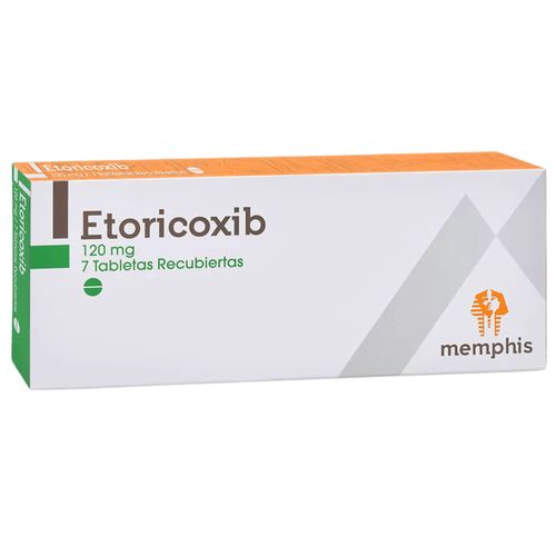 Etoricoxib 120 Mg Caja X 7 Tabletas Memphis