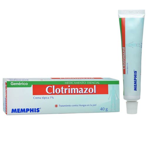 Clotrimazol 0.01 Tubo X 40 Crema Topi Memphis