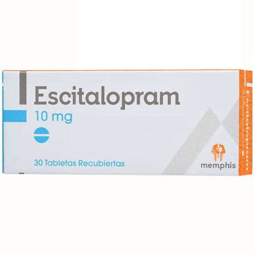 Escitalopram 10 Caja X 30 Tabletas Memphis