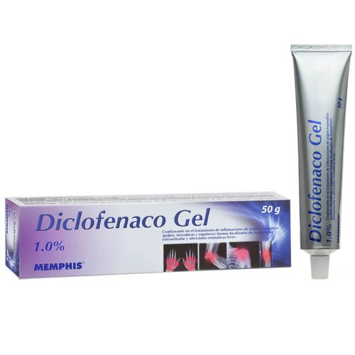 Diclofenaco 1% Tubo X 50 Gr Gel Memphis