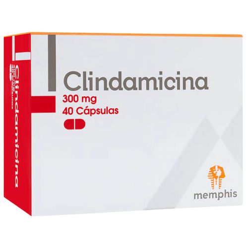 Clindamicina 300 Mg Caja X 40 Cápsulas Memphis