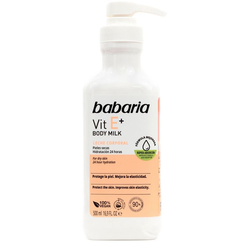 Crema Corporal Babaria Leche Vitamina 500 Ml