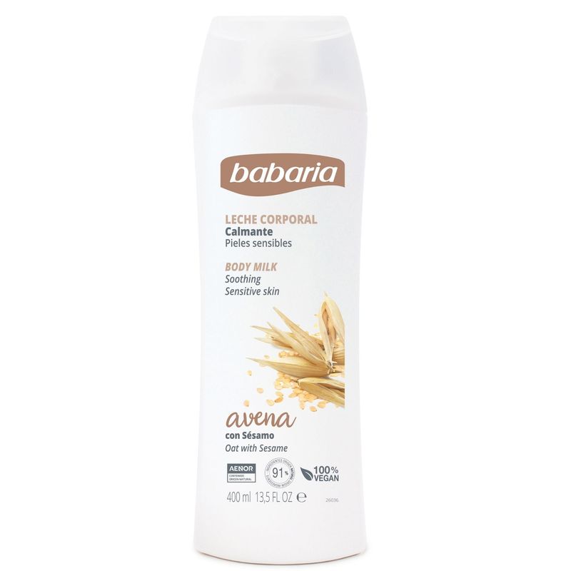 Crema Corporal Babaria Leche Avena 400 Ml