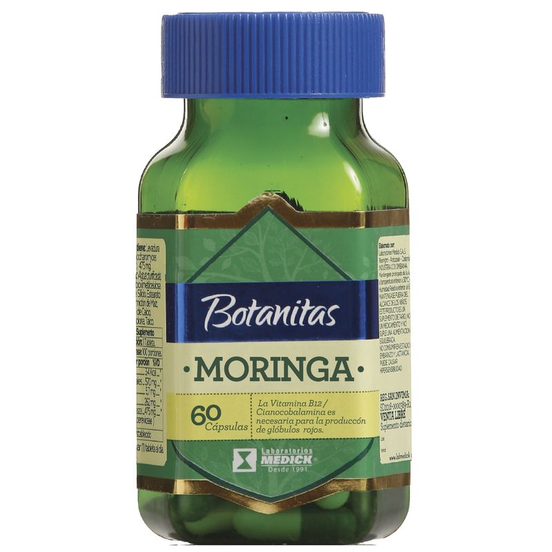 Moringa Botanitas Frasco X 60 Cápsulas Medick