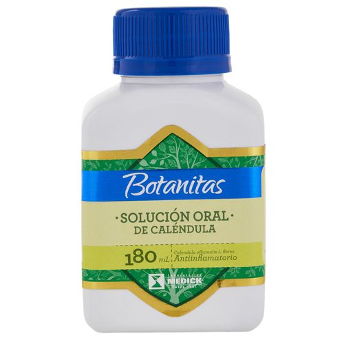 Solución Oral De Caléndula Botanitas Frasco X 180 Ml Medick