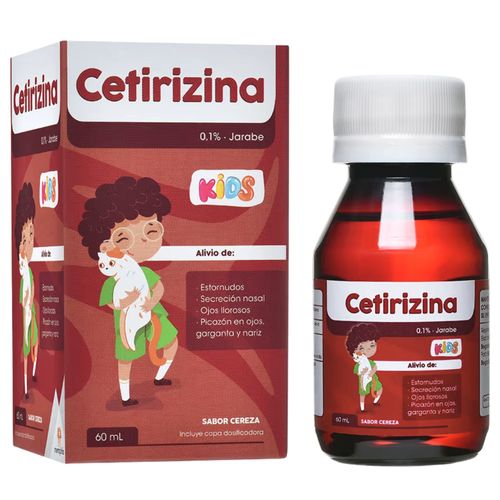 Cetirizina 0.001 Jarabe Frasco X 60 Ml Memphis