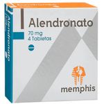 Alendronato 70 Mg Caja X 4 Tabletas Memphis