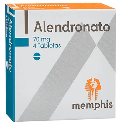 Alendronato 70 Mg Caja X 4 Tabletas Memphis