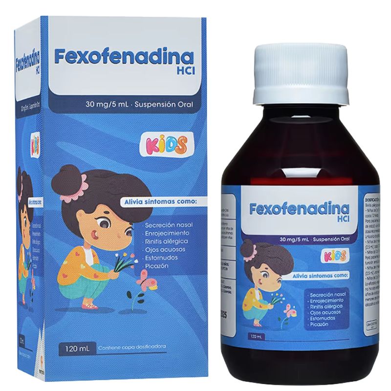 Fexofenadina Suspensión Memphis 120 ml