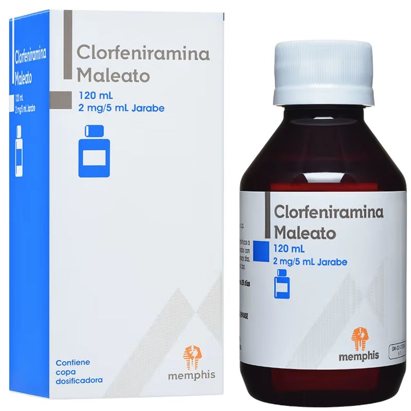 Clorfeniramina Jarabe 120 ml Memphis Oral