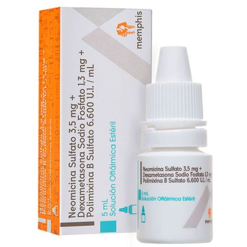 Dexametasona + Polimixina + Neomicina Gotas Frasco X 5 Ml Memphis