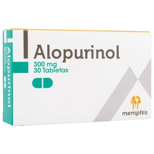 Alopurinol 300 Mg Caja X 30 Tabletas Memphis