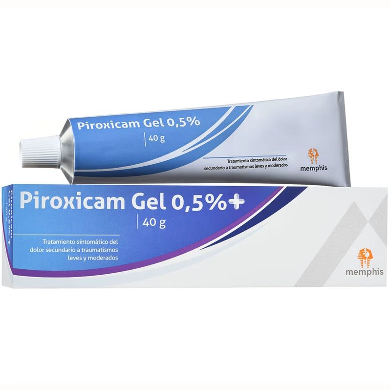 Piroxicam 5% Tubo X 40 Gr Gel Memphis