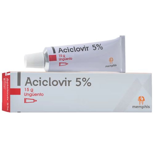Aciclovir 5% Tubo X 15 Gr Ungüento Memphis