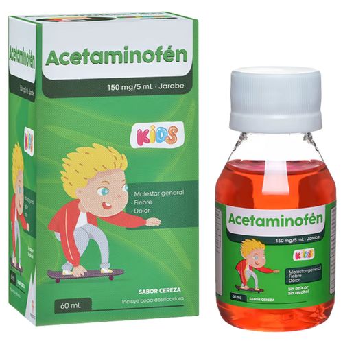Acetaminofén Jarabe 150 Mg/5 Ml Frasco X 60 Ml Memphis