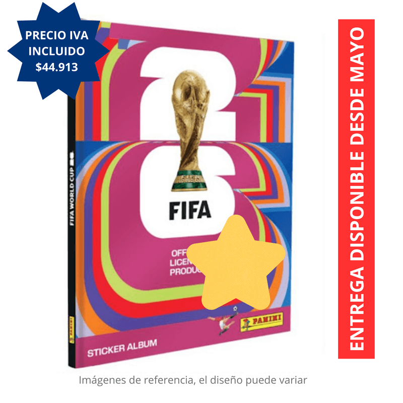 Álbum Mundial 2026 Panini Pasta Dura Colección