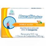 Bucaliv Mastic Plus Miel Limón 12 Tabletas