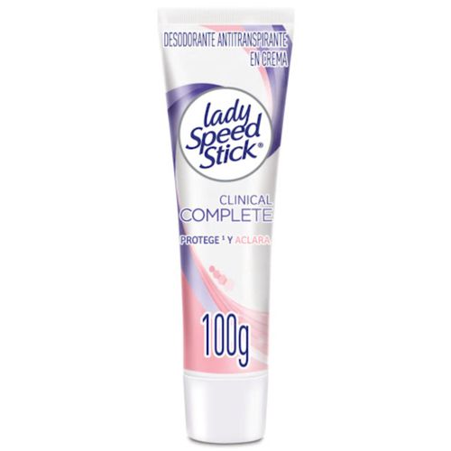 Desodorante Lady Speed Stick Crema Protege y Aclara - Tubo x 100g