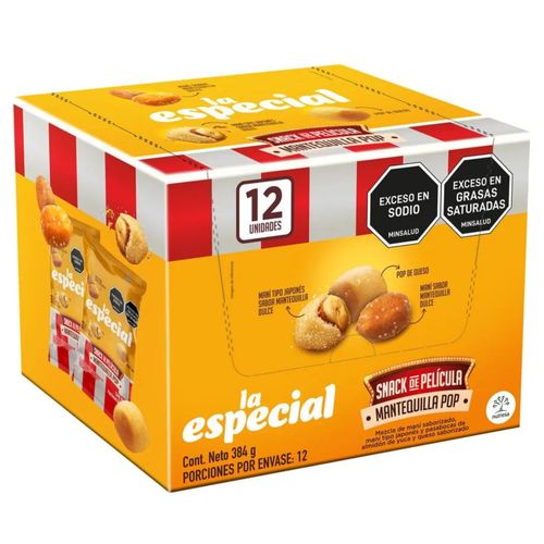Maní La Especial Mantequilla - Caja x 12 Und 32g